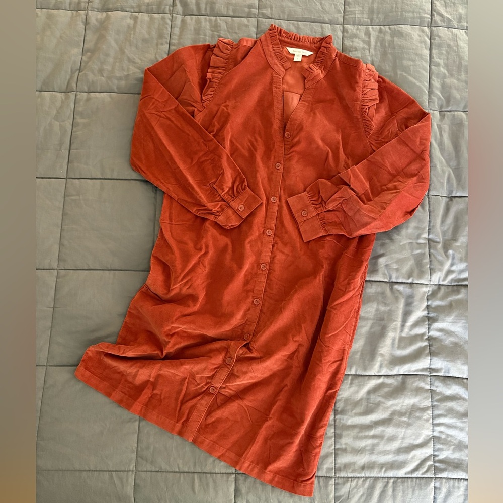 GARNET HILL corduroy dress